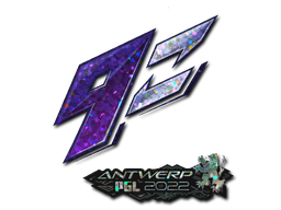 Pegatina | 9z Team (purpurina) | Amberes 2022