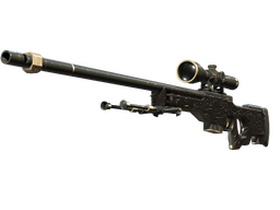 AWP | Nilo negro (Algo desgastado)
