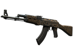 AK-47 StatTrak™ | Terra ignota (Algo desgastado)
